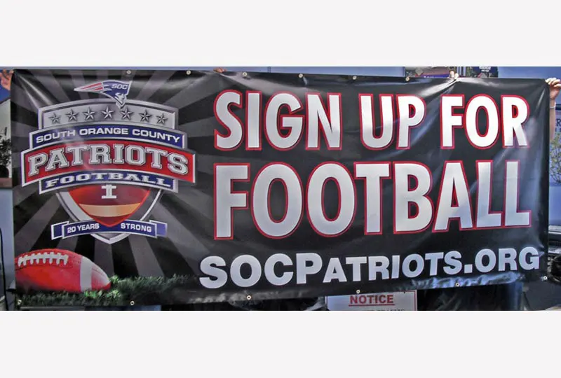 Patriots Football Team Banner