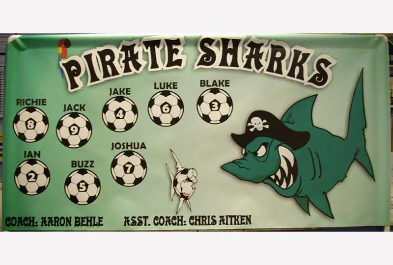 Pirate Sharks Banner