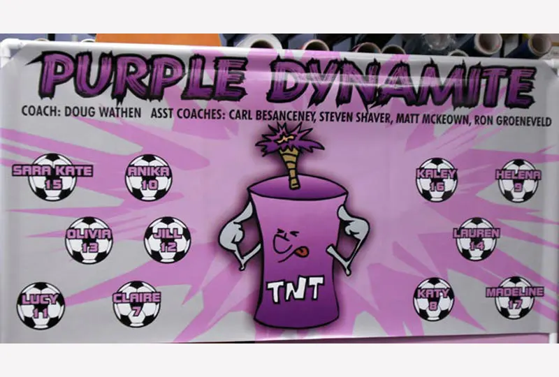 Purple Dynamite Banner
