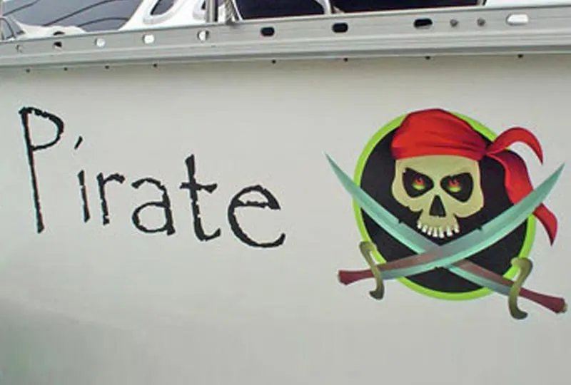 Pirate Boat Graphic