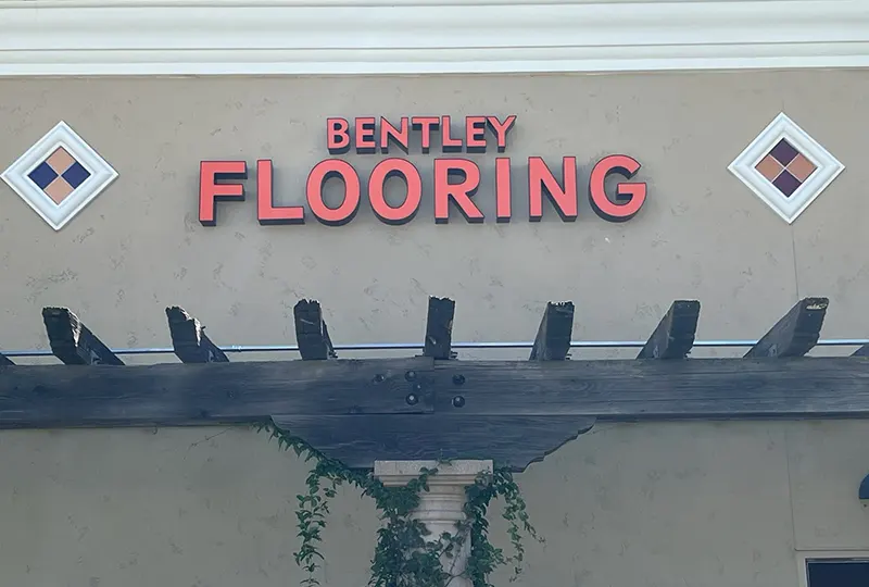 Bentley Flooring's New Sign in Rancho Santa Margarita