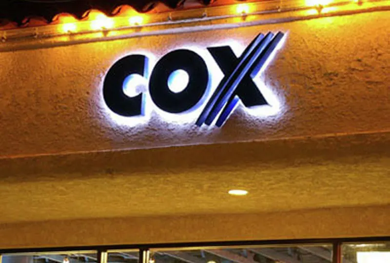 Cox Electric Sign