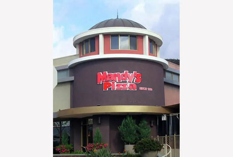Mandy's Pizza Sign
