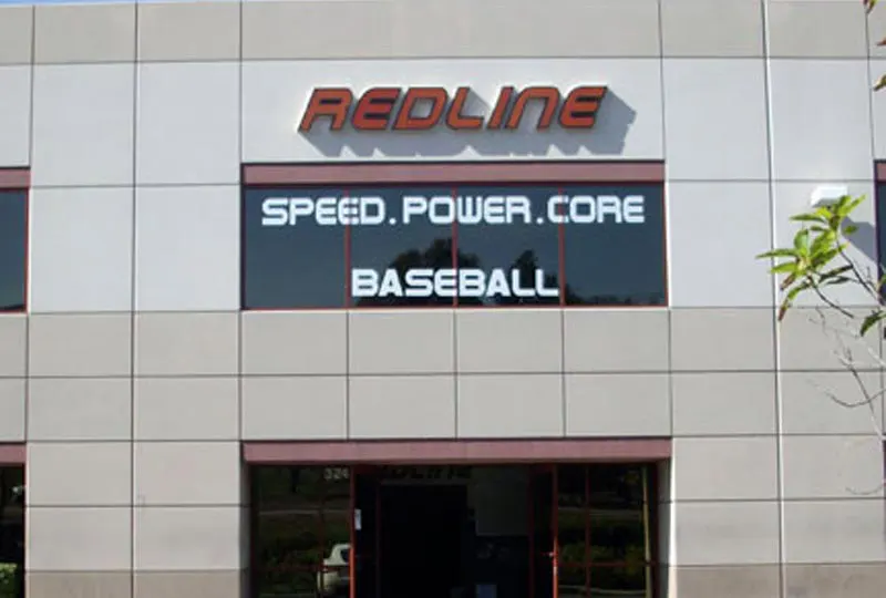 Redline Baseball Sign