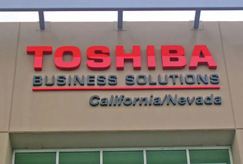 Toshiba Sign