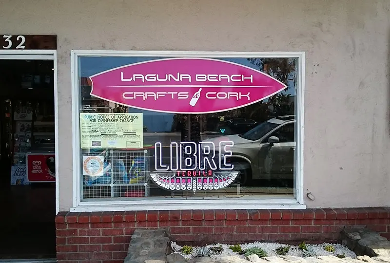 New Name/Surfboard Logo for Laguna Beach Crafts and Cork