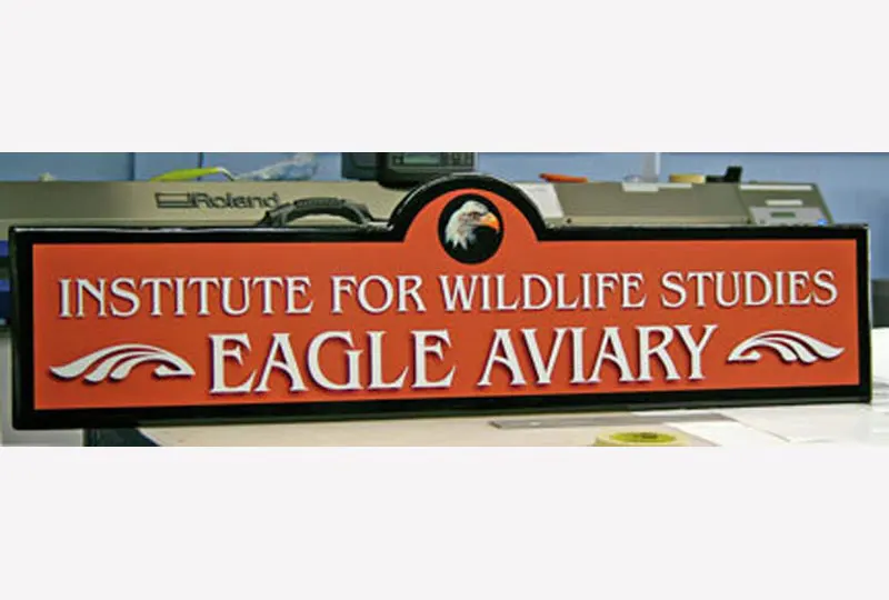Eagle Aviary Wall Sign