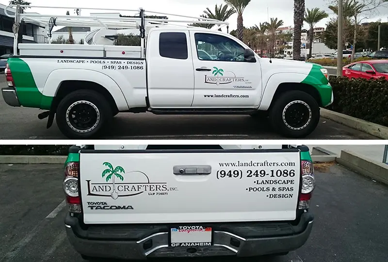 Designed, Fabricated & Installed Truck Graphics