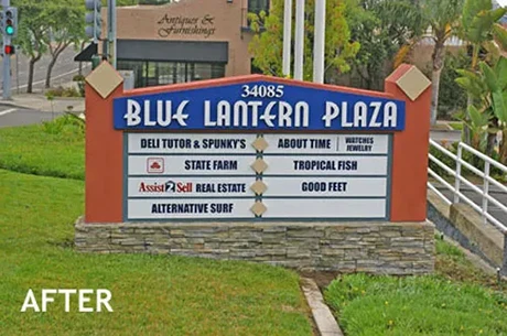 Outdoor Monument Signs Low to the Ground Signage