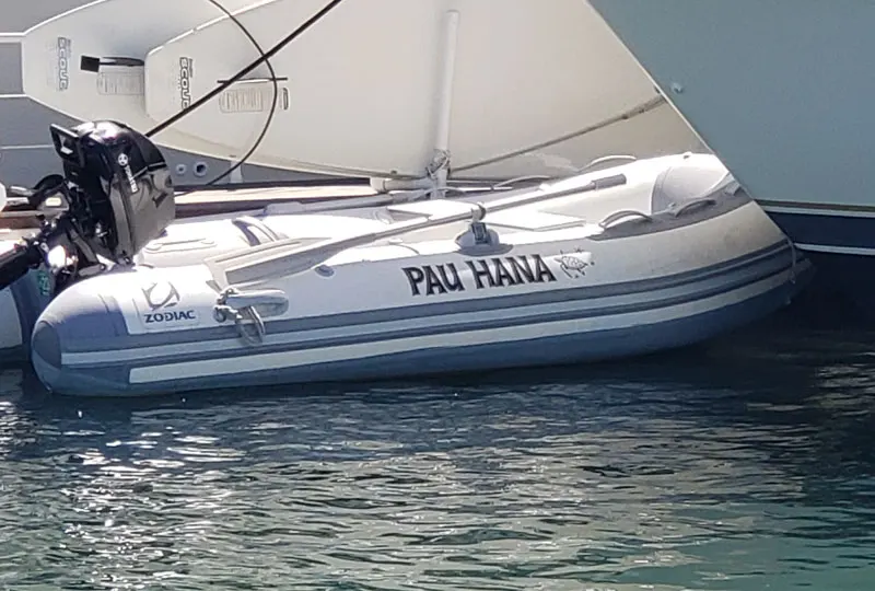 Vinyl boat lettering in Dana Point, CA