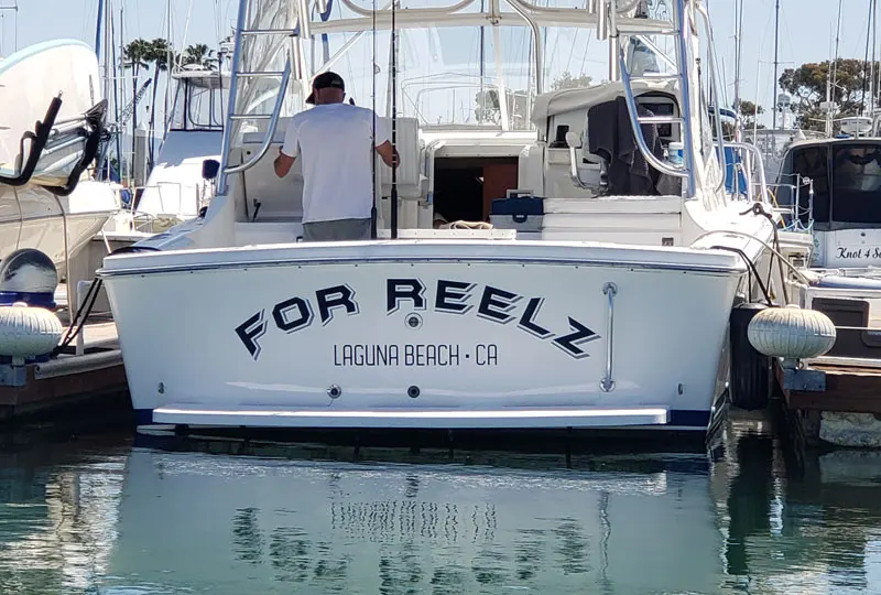 Custom boat graphics in Laguna Beach, CA