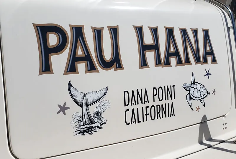 Boat graphics in Dana Point, CA