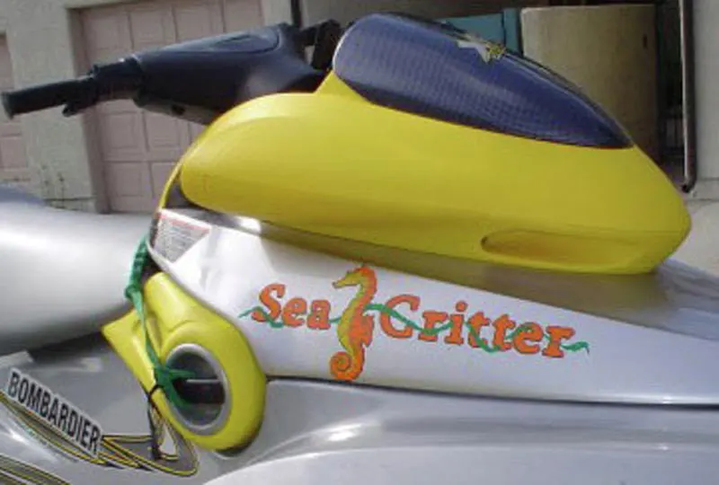 Sea Critter Boat Graphic