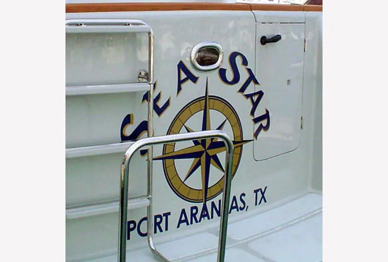 Sea Star Boat Decal