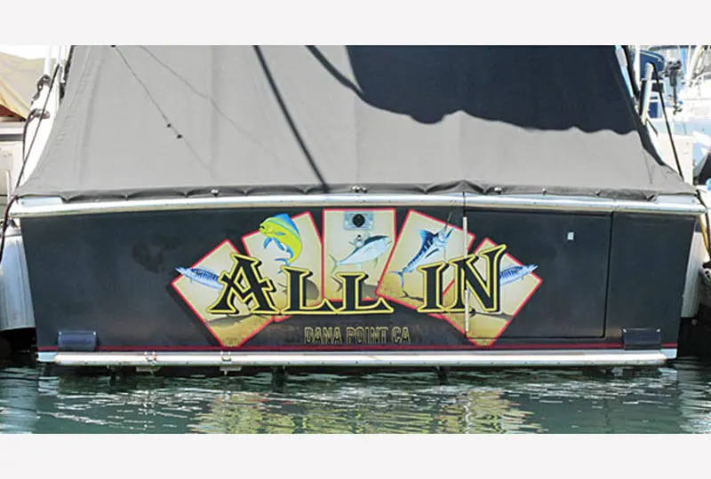 Unique & Custom Designed Boat Graphic