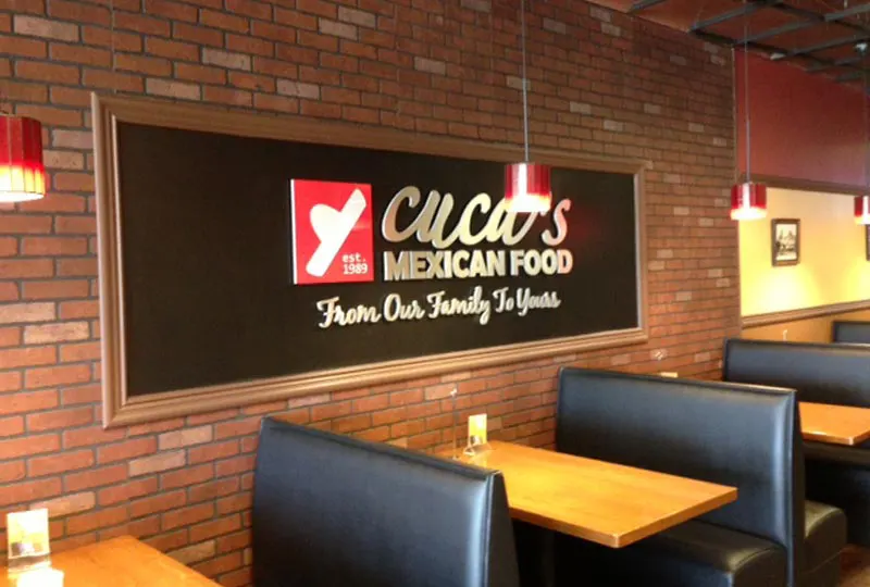 Restaurant Interior Signs