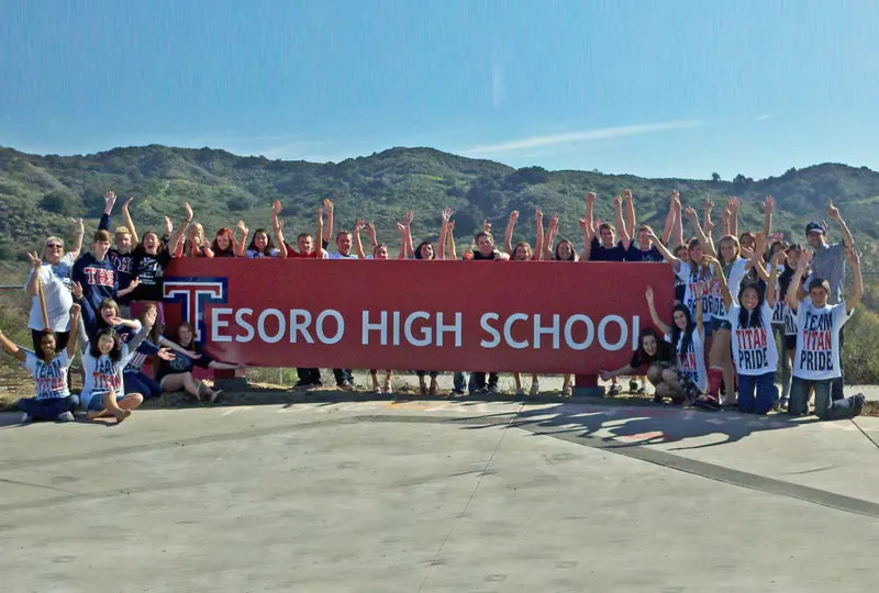 Tesoro Monument Sign