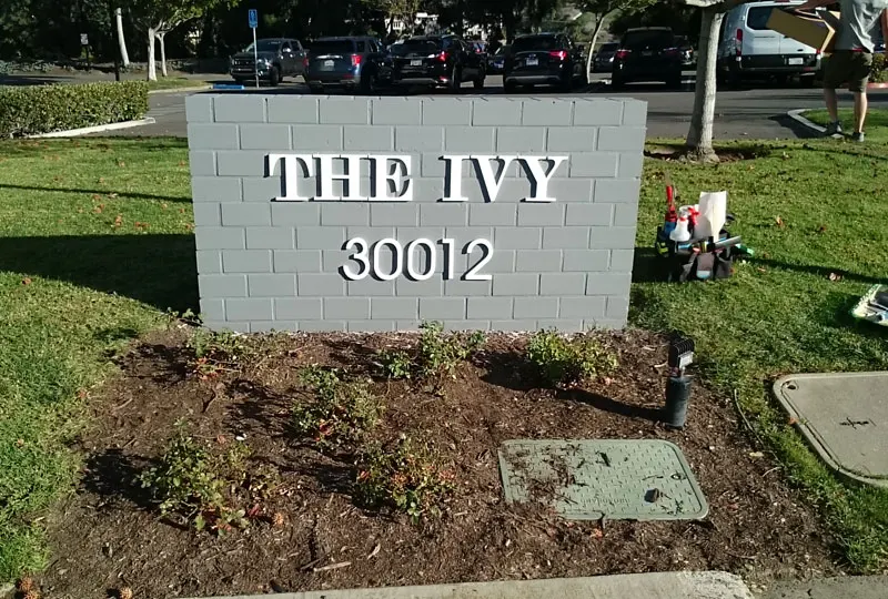 Monument sign in Laguna Niguel, CA