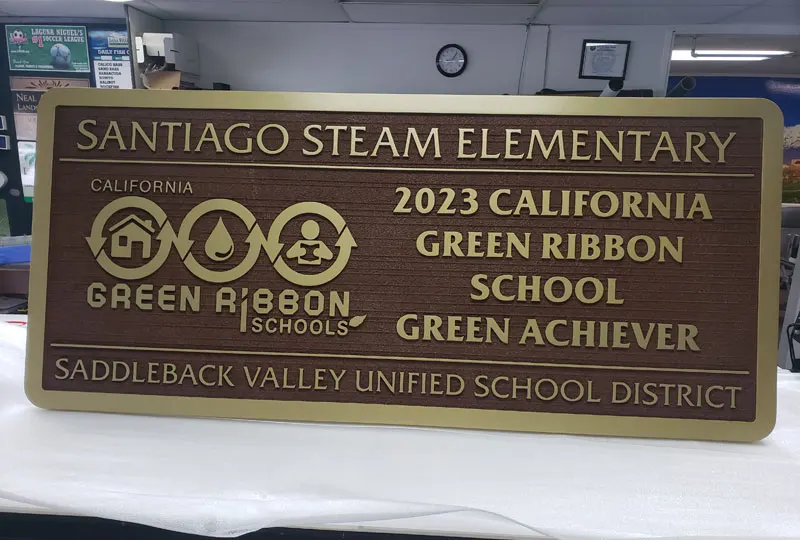 2023 CA Green Ribbon School Green Achiever Award