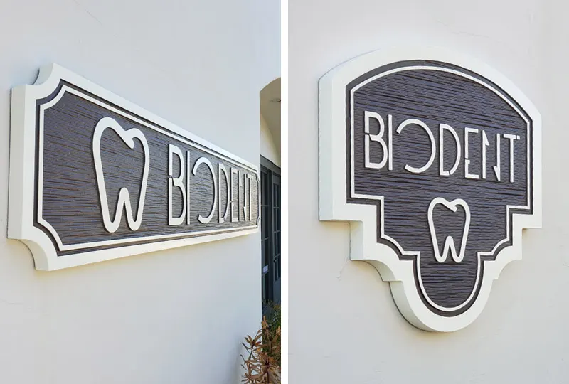 Biodent Dental Sign for a New Office in San Juan Capistrano