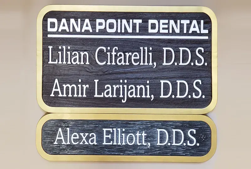Designed, Fabricated & Installed a New Dentist's Name Sign