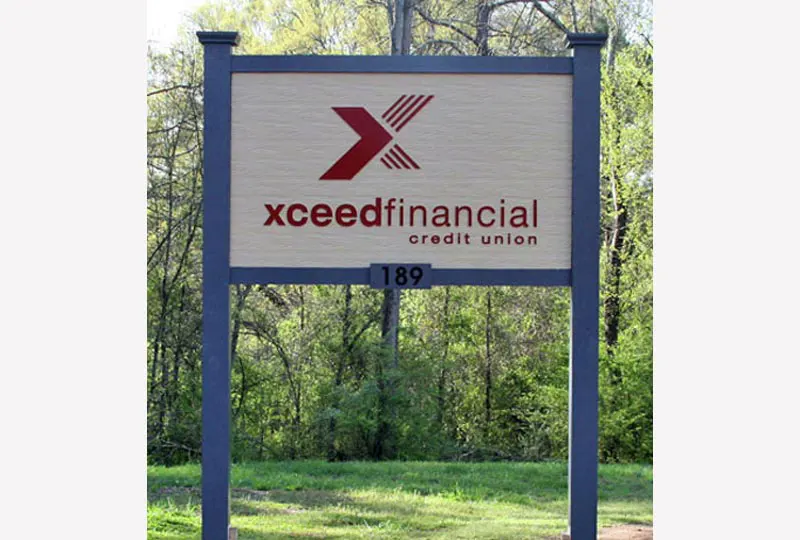 Xceed Sandblasted Sign