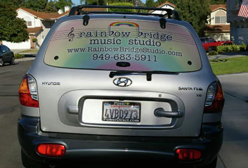 Rainbow Bridge Studio Car Graphic