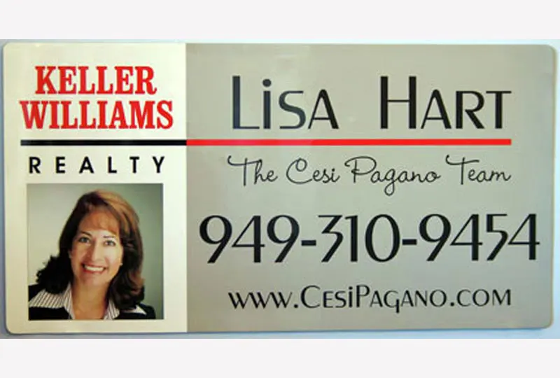 Cesi Pagano Vehicle Ad Sign