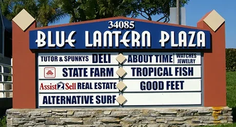 Attractive Aluminum Monument & Marquee Signs