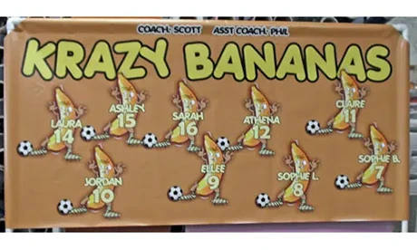 Custom Vinyl Banners Krazy Bananas Banner