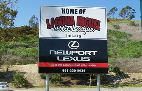 Temporary Post Signs Vinyl Temporary & Permanent Post & Panel Signs