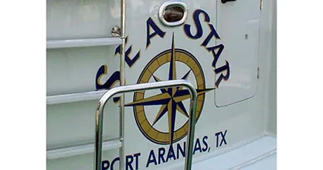 Boat, Ship & Catamarans Sign Boats Lettering Graphics